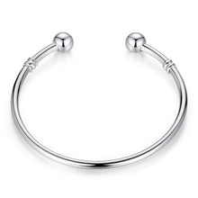 Load image into Gallery viewer, BAMOER 5 Style Silver Color LOVE Snake Chain Bracelet &amp; Bangle 16CM-21CM Pulseras Lobster PA1104